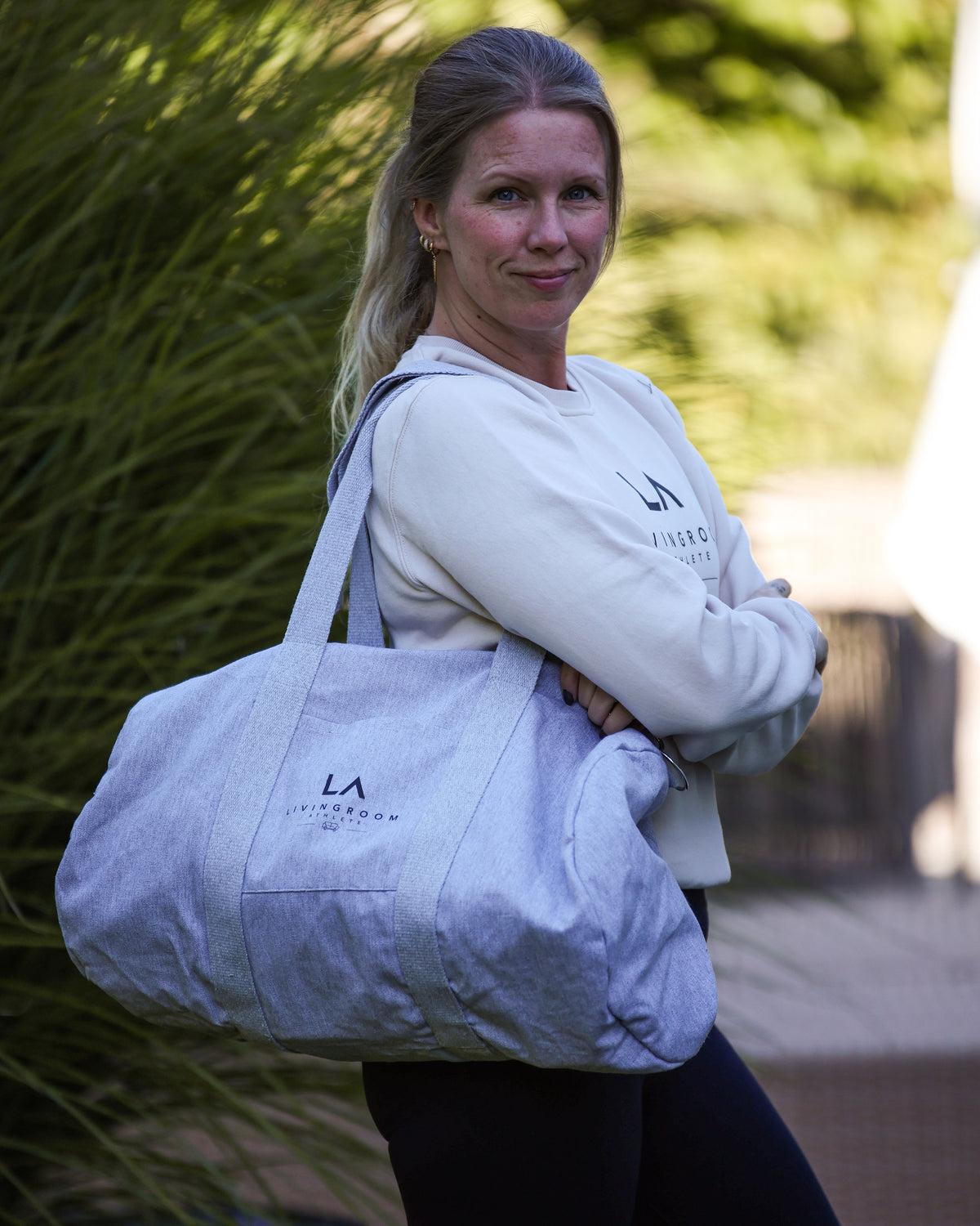 Livingroom Athlete: Daily duffel bag -grå