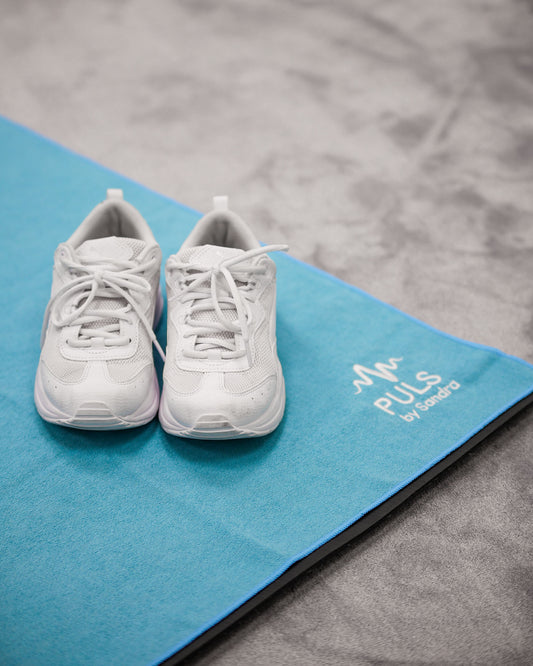 "No slip" yogahandduk - turkos